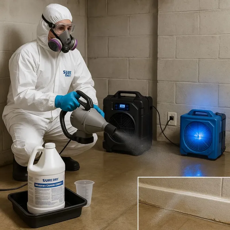 Sanitization and Odor Removal process in Rancho Santa Fe, CA
