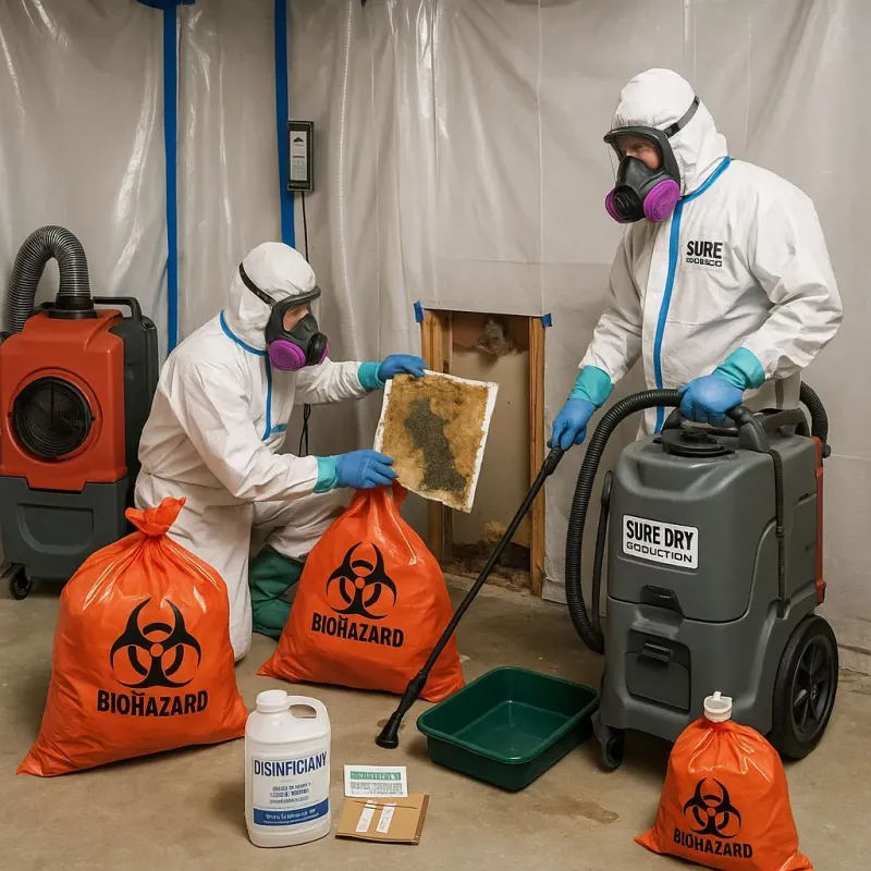 Contaminated Water Handling Protocols process in Rancho Santa Fe, CA