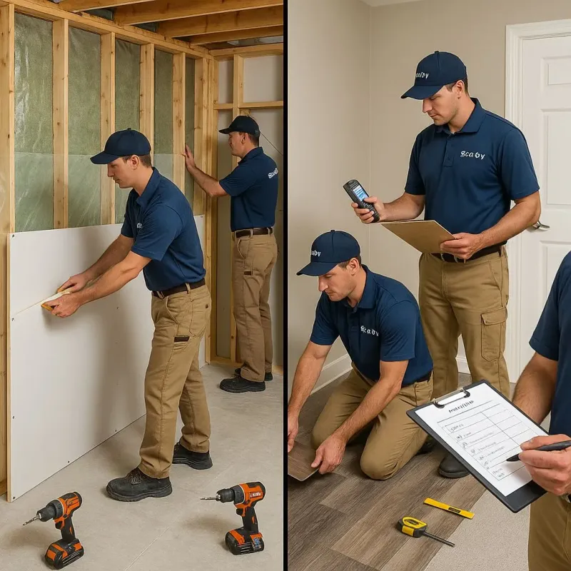 Repairs and Reconstruction process in Rancho Santa Fe, CA